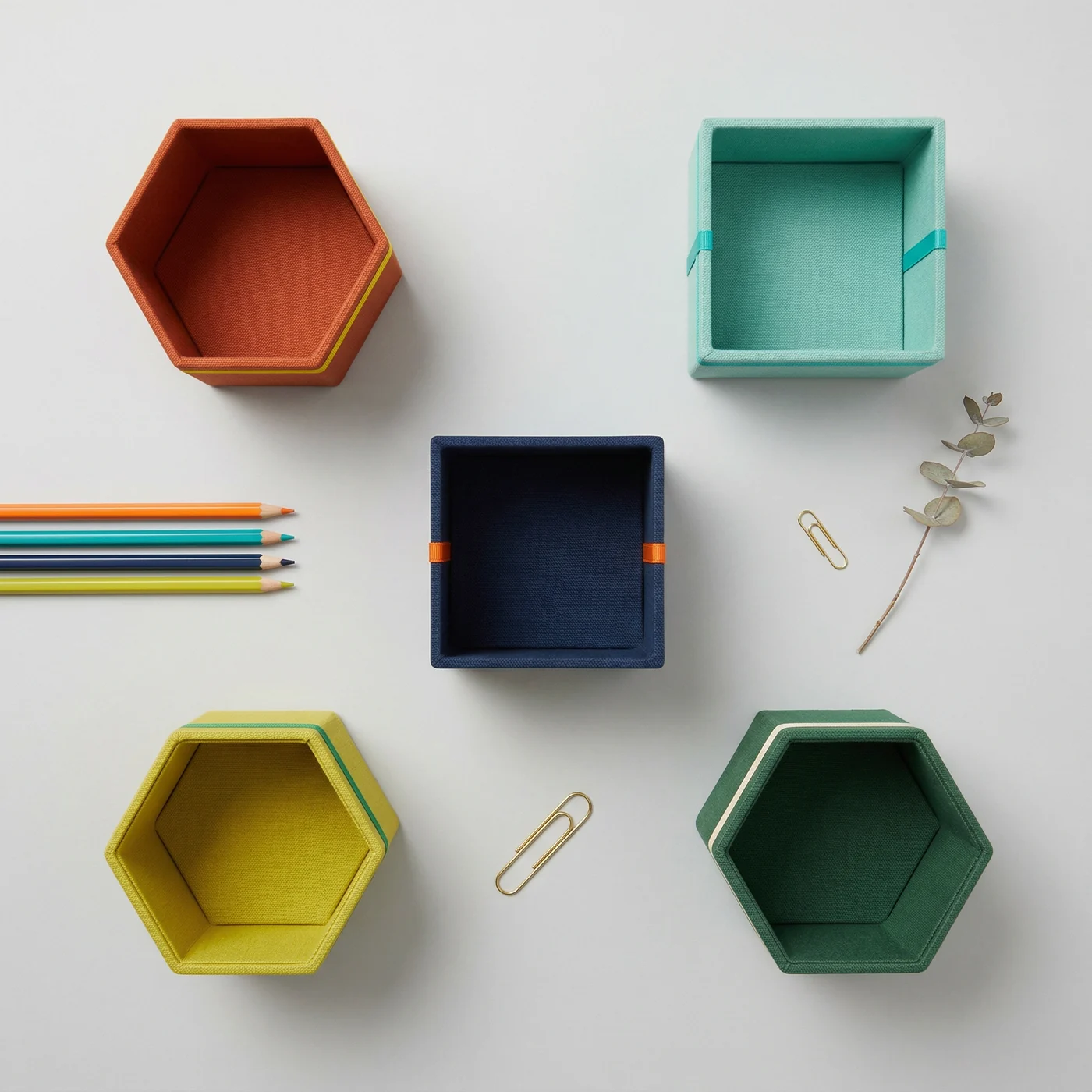 Historia de color y forma de Cubette vista desde arriba